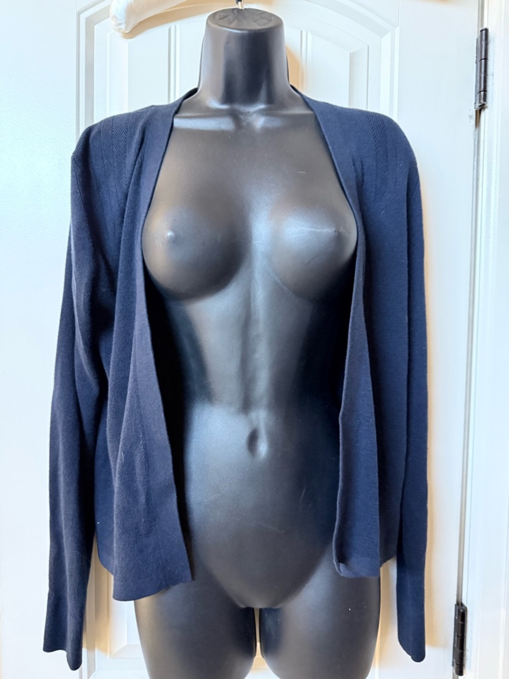 Open-Front Navy Women's Cardigan Banana republic factory sz M